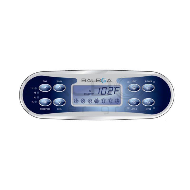 Balboa ML700 - Displayetikett